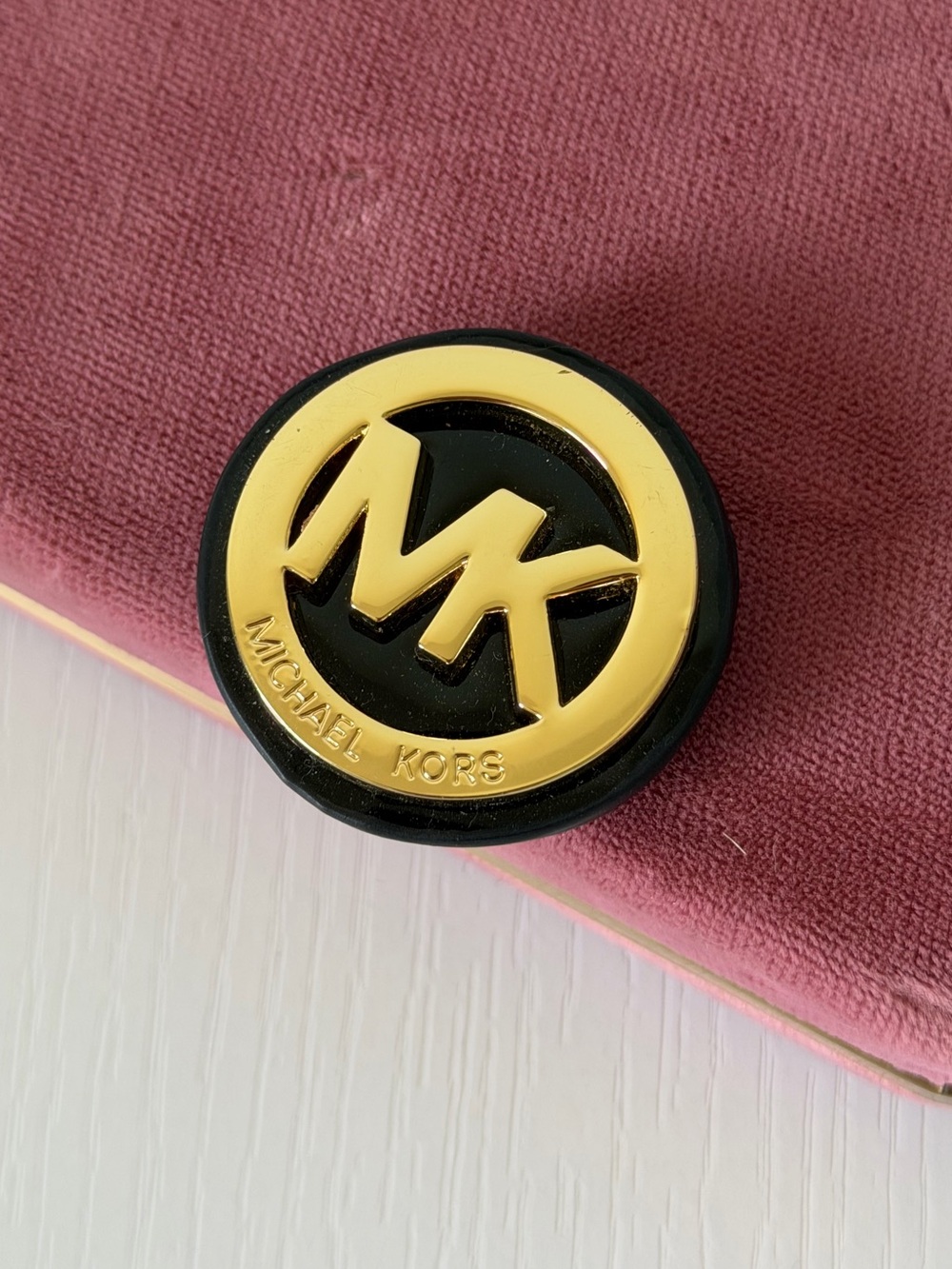 Michael Kors Gold & Black Brooch Pin